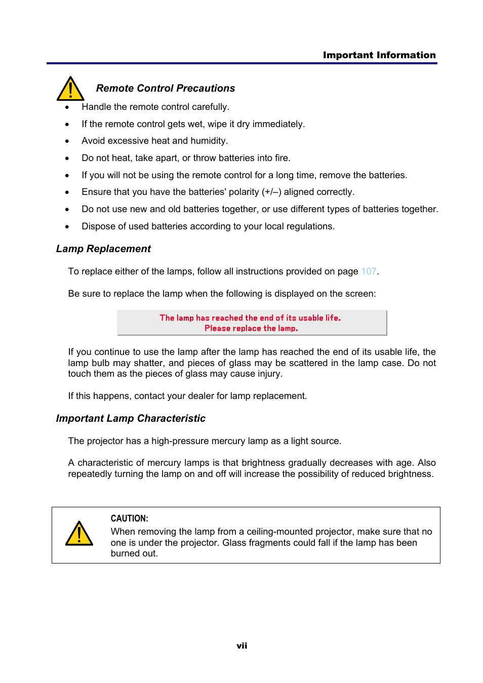 NEC NP4001 User Manual | Page 9 / 151