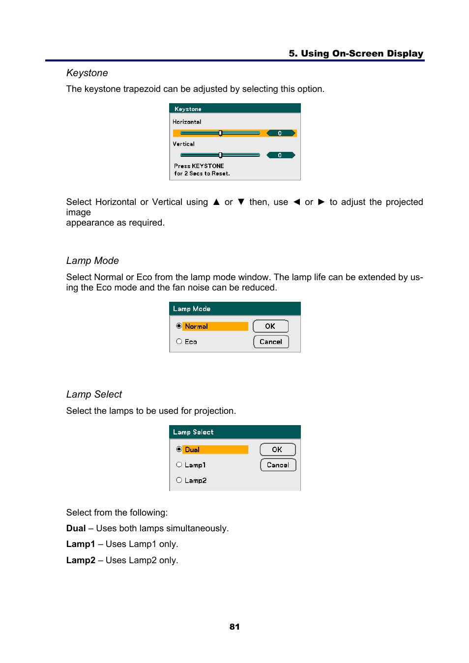 NEC NP4001 User Manual | Page 93 / 151