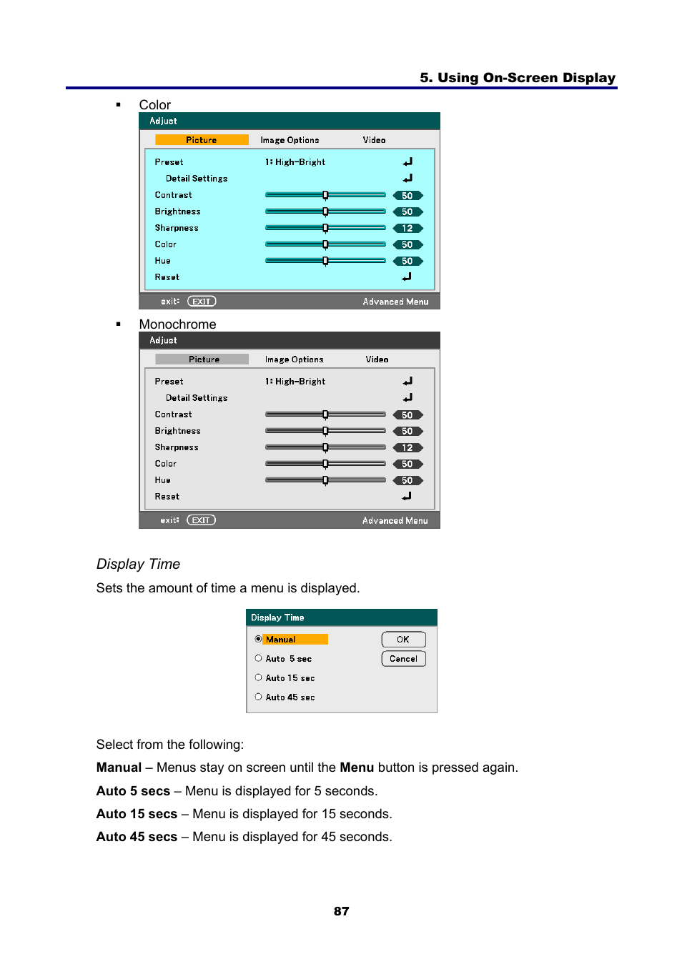 NEC NP4001 User Manual | Page 99 / 151