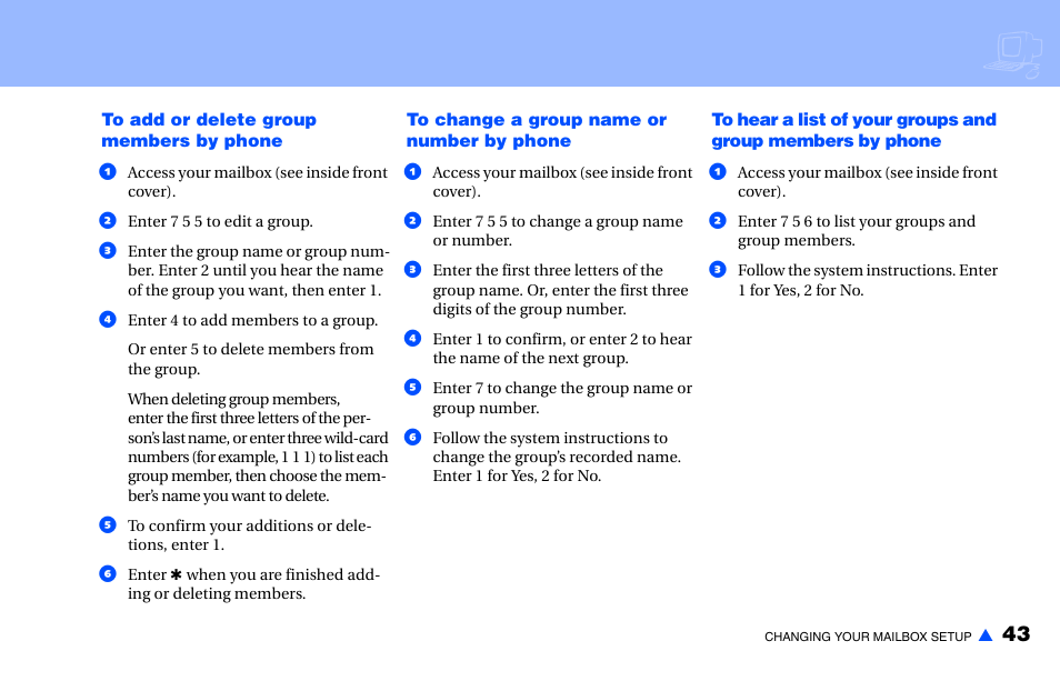 NEC NEAXMAIL IM-16 User Manual | Page 49 / 86