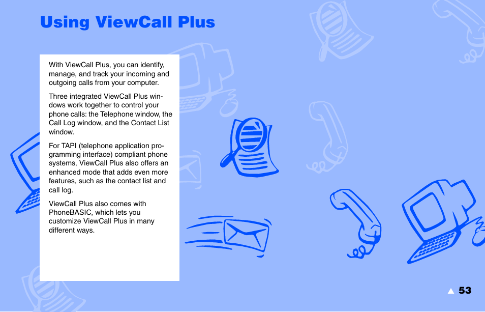 Using viewcall plus | NEC NEAXMAIL IM-16 User Manual | Page 59 / 86