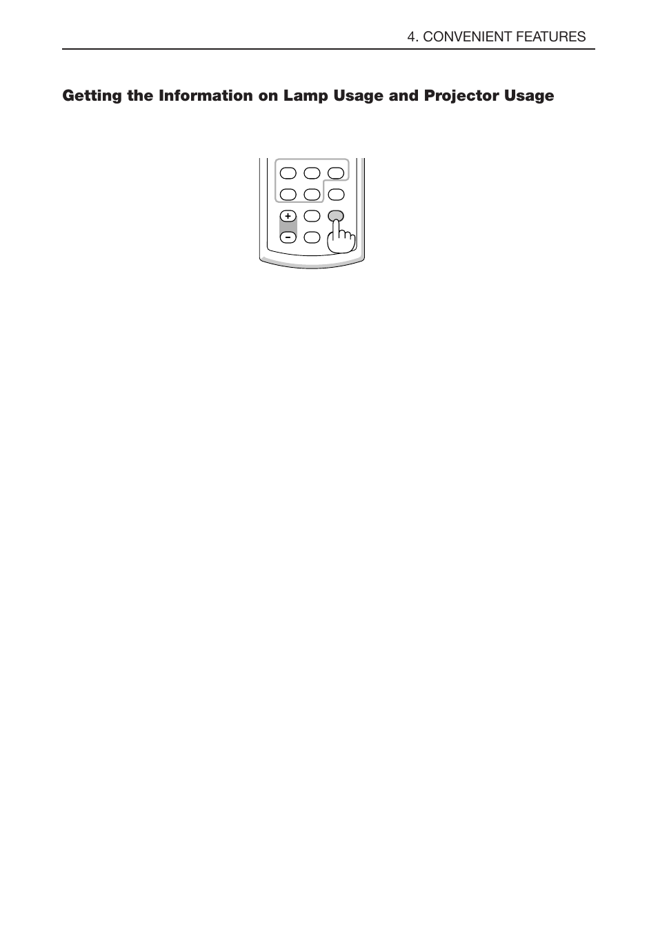 E-30, Convenient features | NEC LT180 User Manual | Page 37 / 73