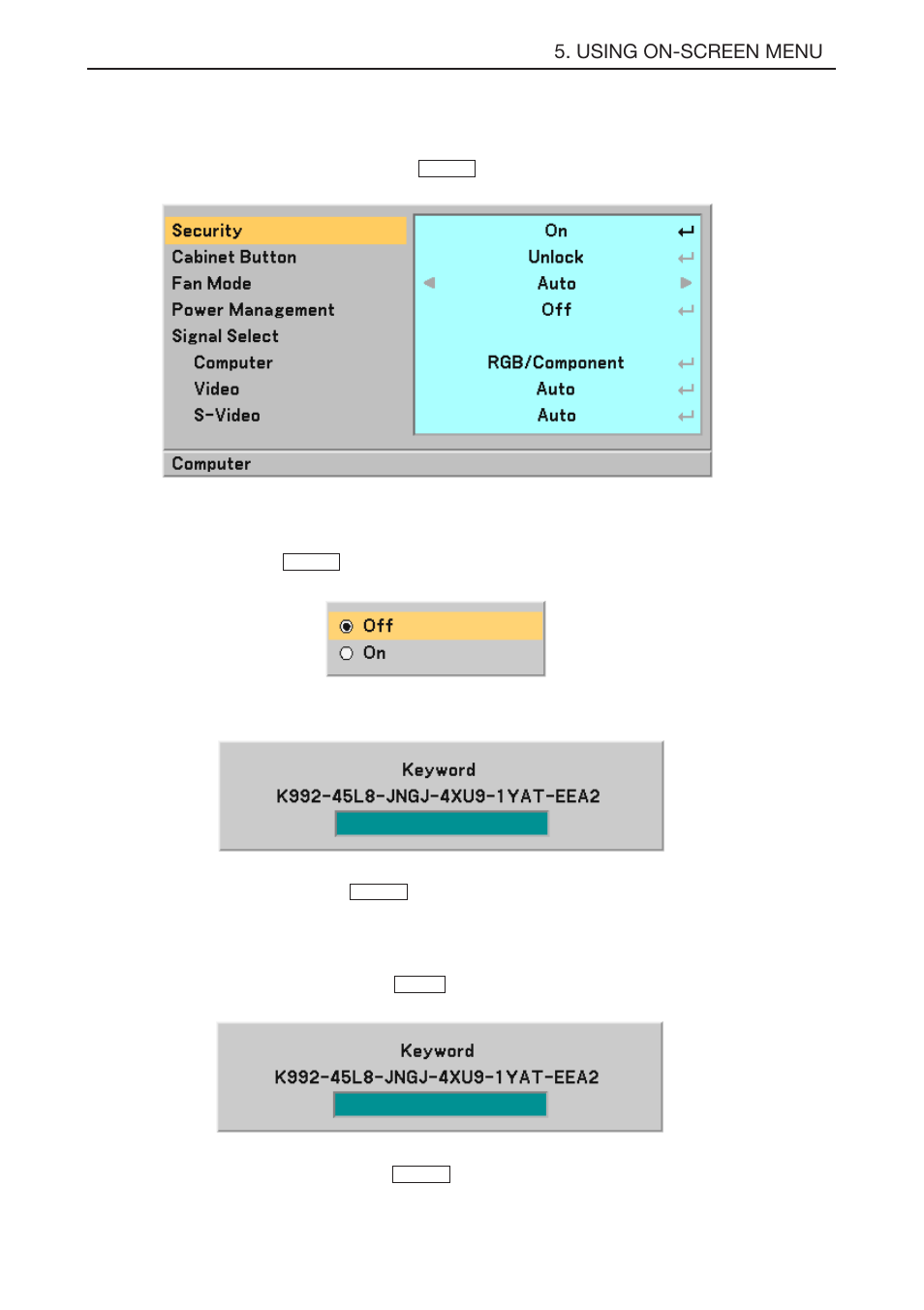 E-40 | NEC LT180 User Manual | Page 47 / 73