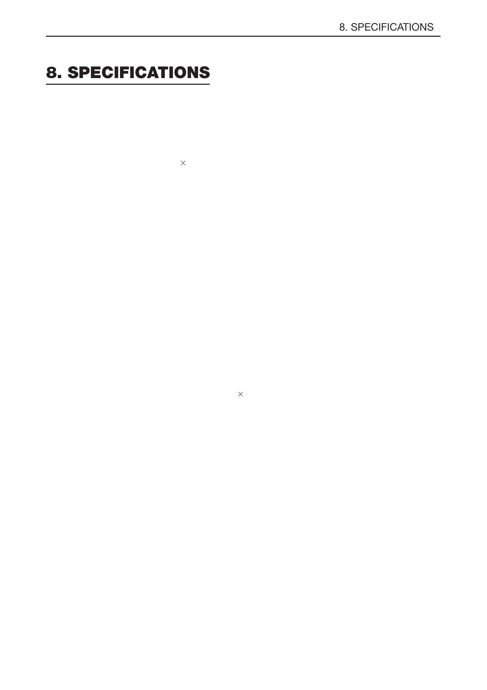 Specifications, E-52 | NEC LT180 User Manual | Page 59 / 73