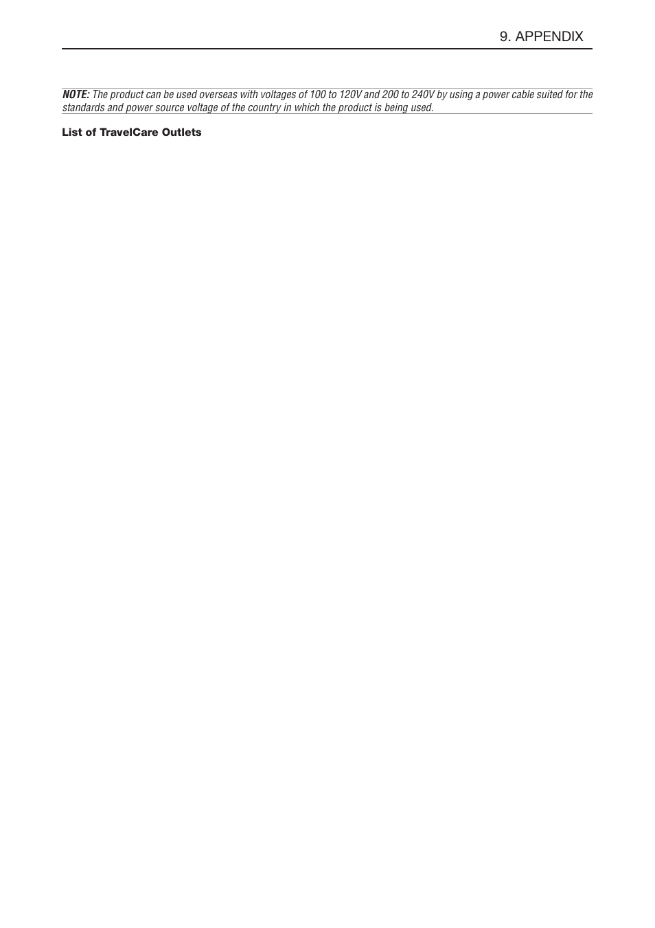 E-61, Appendix | NEC LT180 User Manual | Page 68 / 73