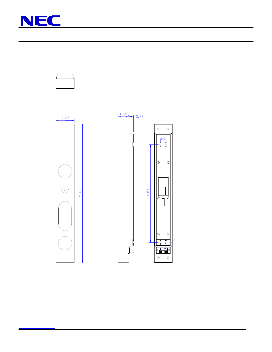 Optional speakers sp-p4046 input terminal, P401 installation guide, 40” lcd display | Optional speaker dimensions (sp-p4046) | NEC MultiSync P401 User Manual | Page 7 / 9