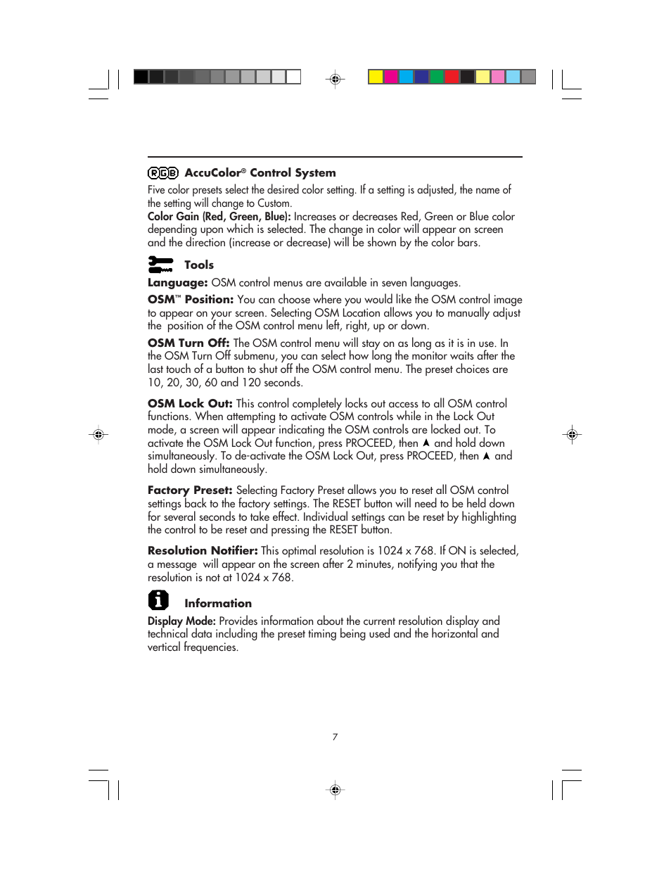 Controls | NEC MultiSync LCD1525V User Manual | Page 9 / 18