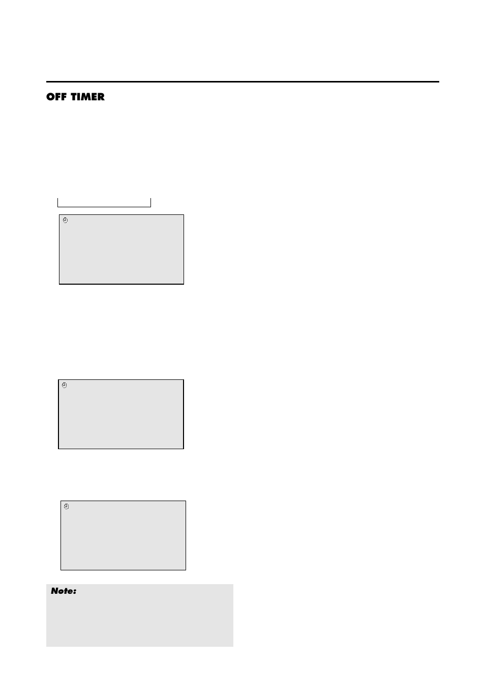 Off timer | NEC PlasmaSync 4210W User Manual | Page 21 / 60