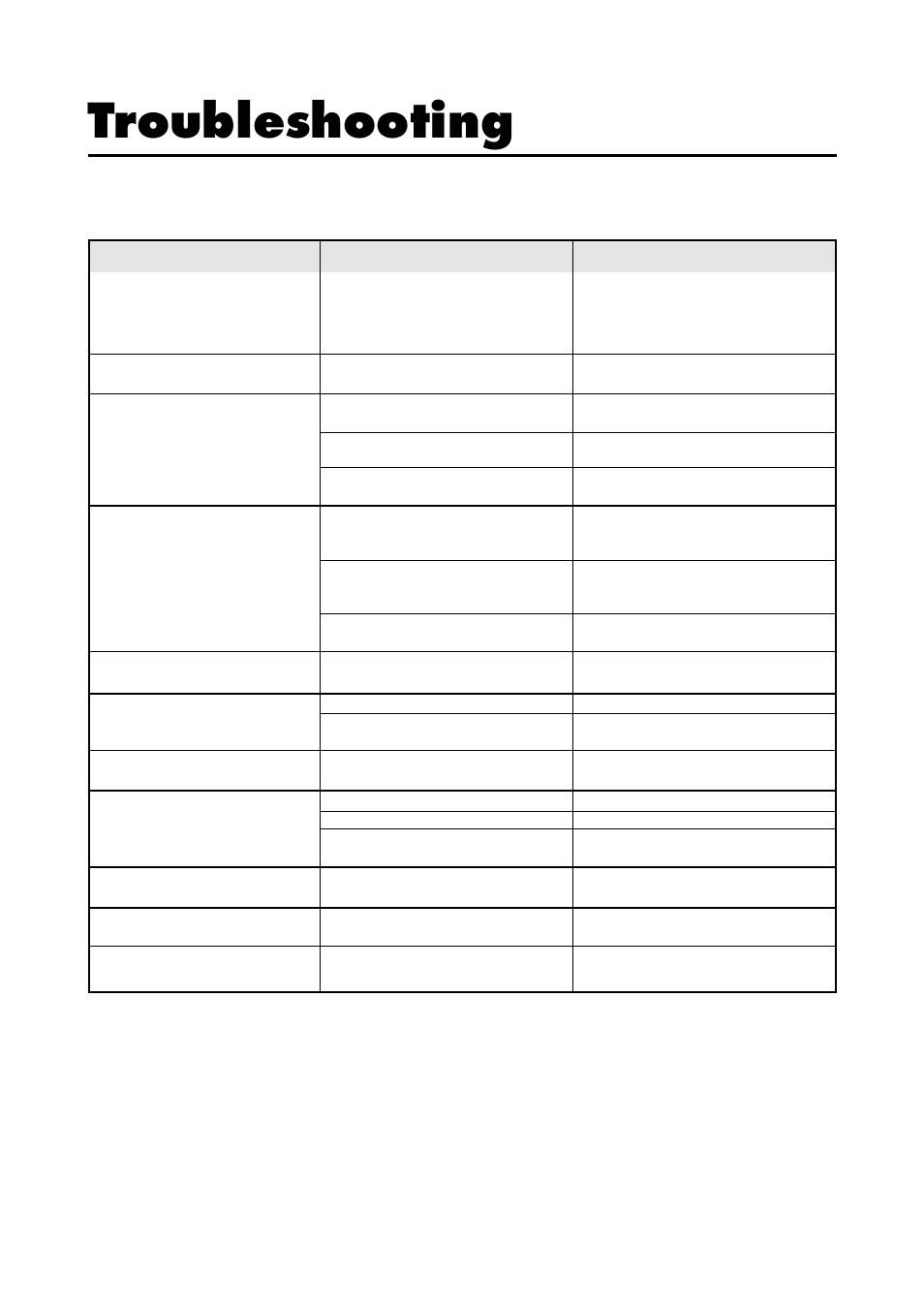 Troubleshooting | NEC PlasmaSync 4210W User Manual | Page 58 / 60