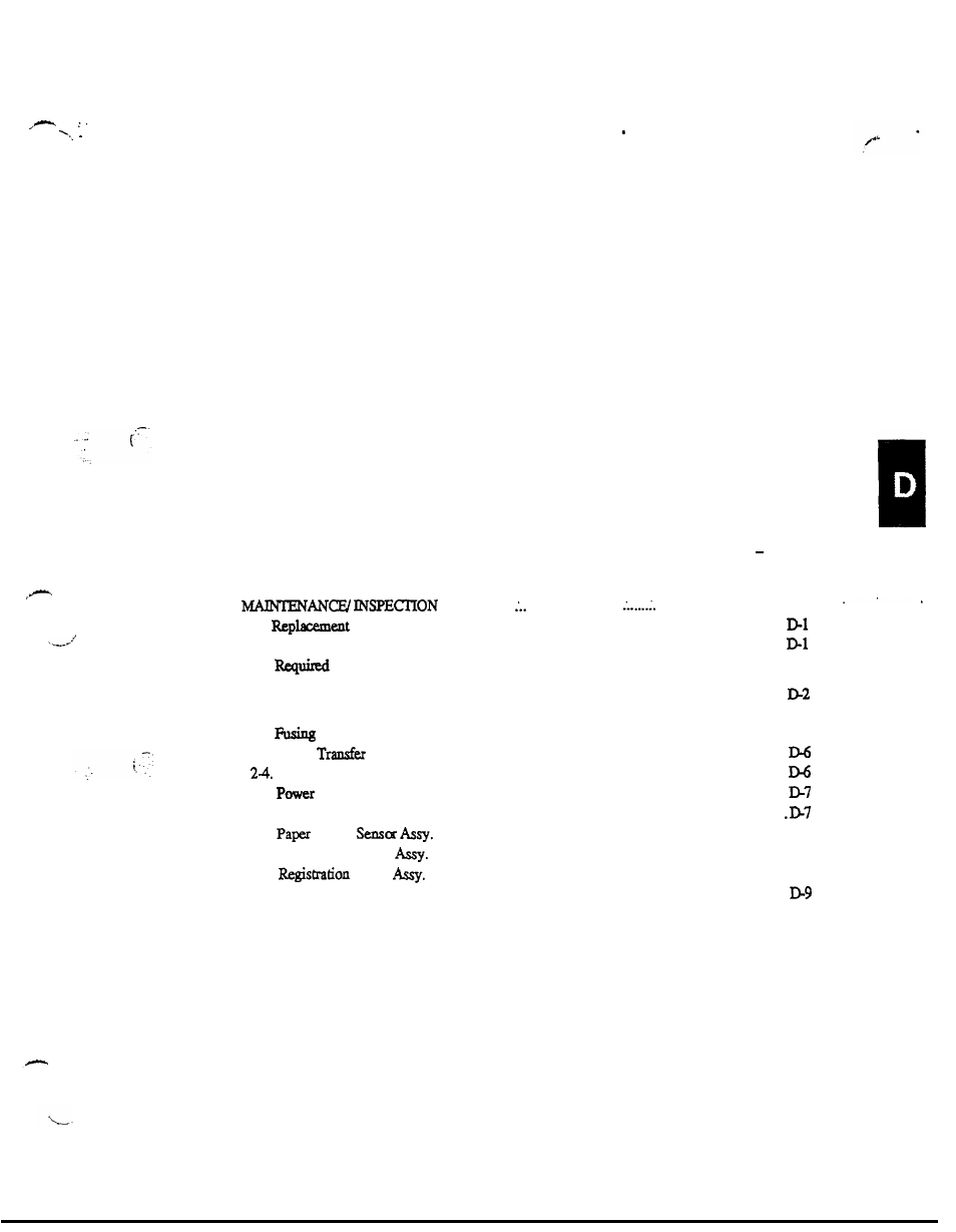 D: disassembly / cleaning, D: disassembly/ cleaning | NEC 2060 User Manual | Page 41 / 94