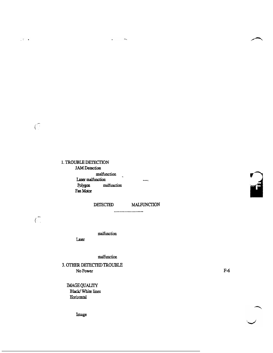 F: troubleshooting, F: trouble-shooting | NEC 2060 User Manual | Page 54 / 94