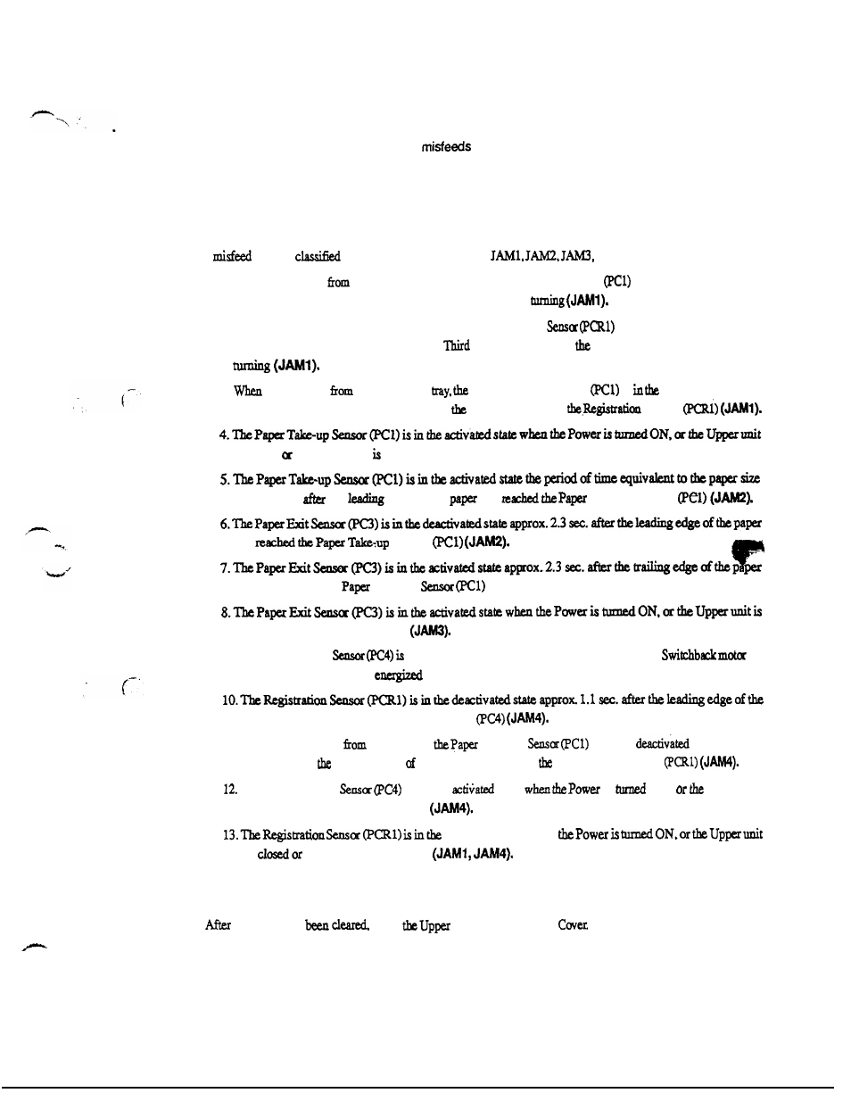 Trouble detection | NEC 2060 User Manual | Page 55 / 94