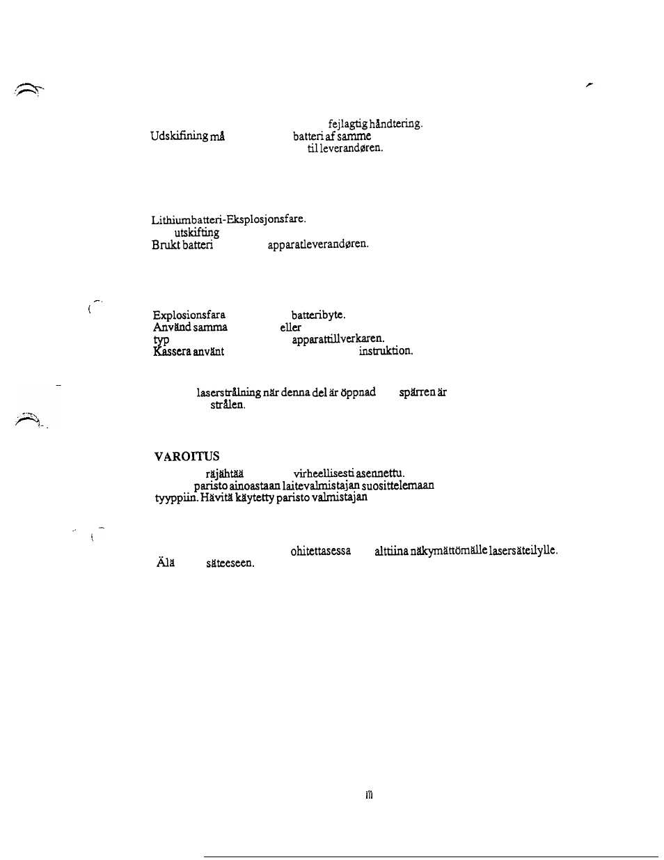 NEC 2060 User Manual | Page 7 / 94