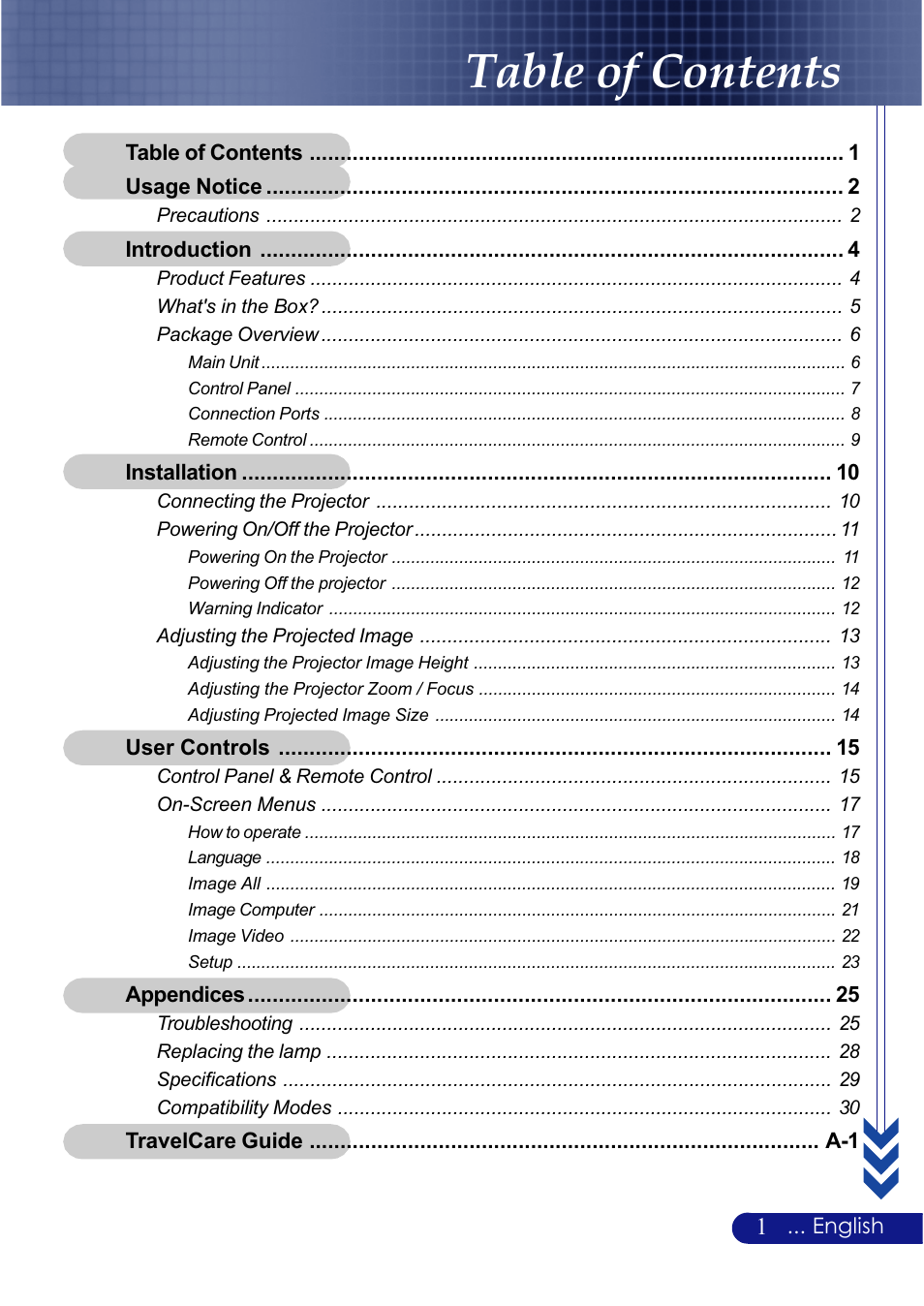 NEC LT20 User Manual | Page 5 / 40