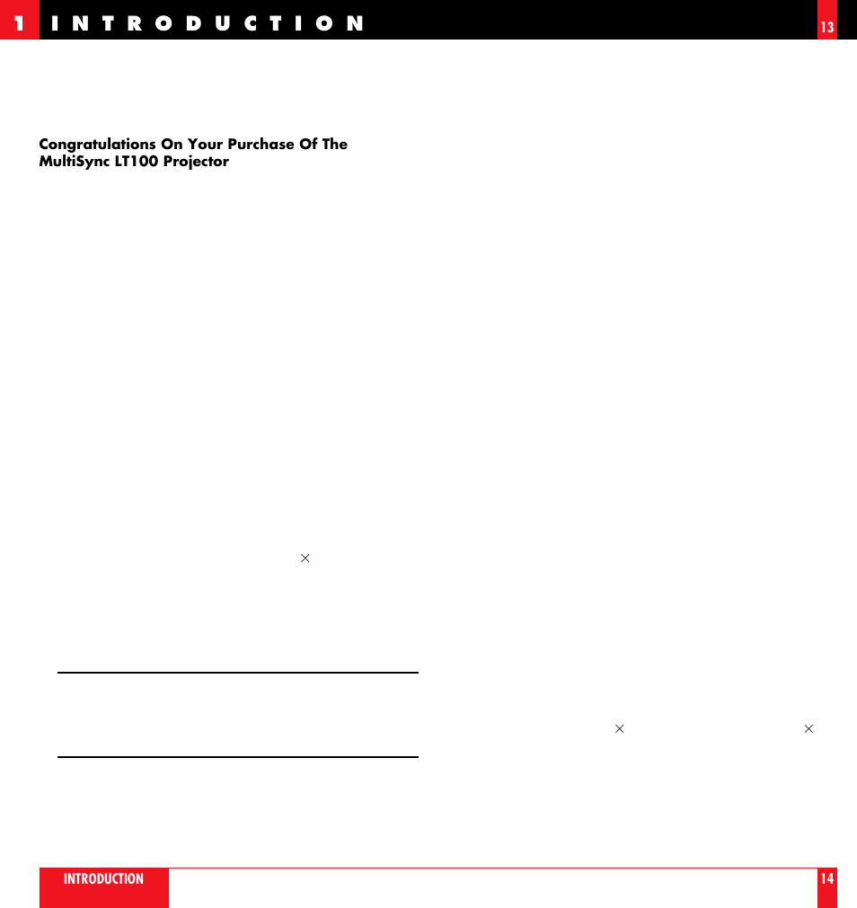 NEC LT 100 User Manual | Page 8 / 52