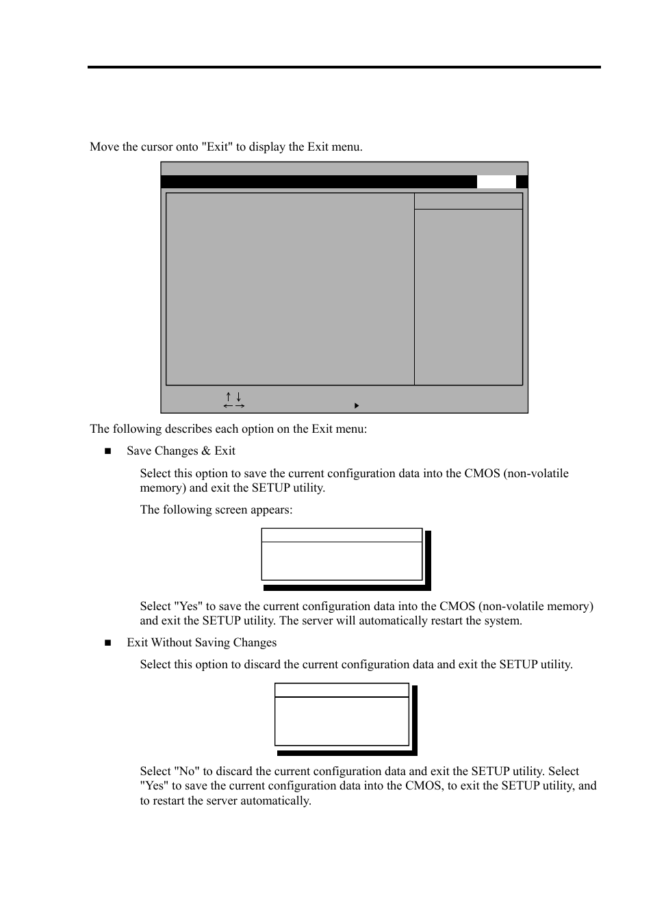Exit, System configuration 4-27 | NEC EXPRESS 320Lb-R User Manual | Page 109 / 296