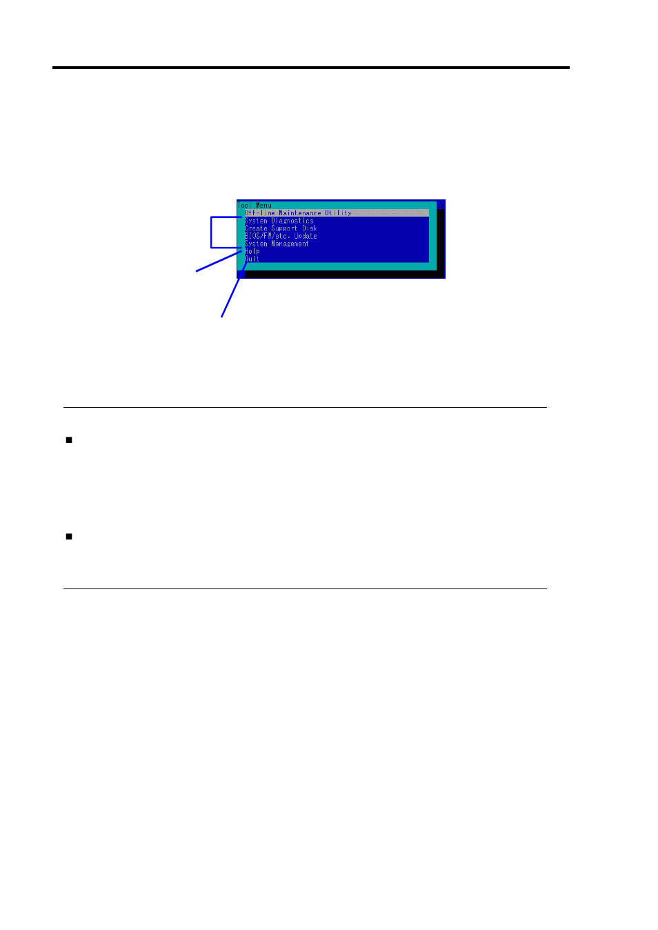 Menu items | NEC EXPRESS 320Lb-R User Manual | Page 134 / 296