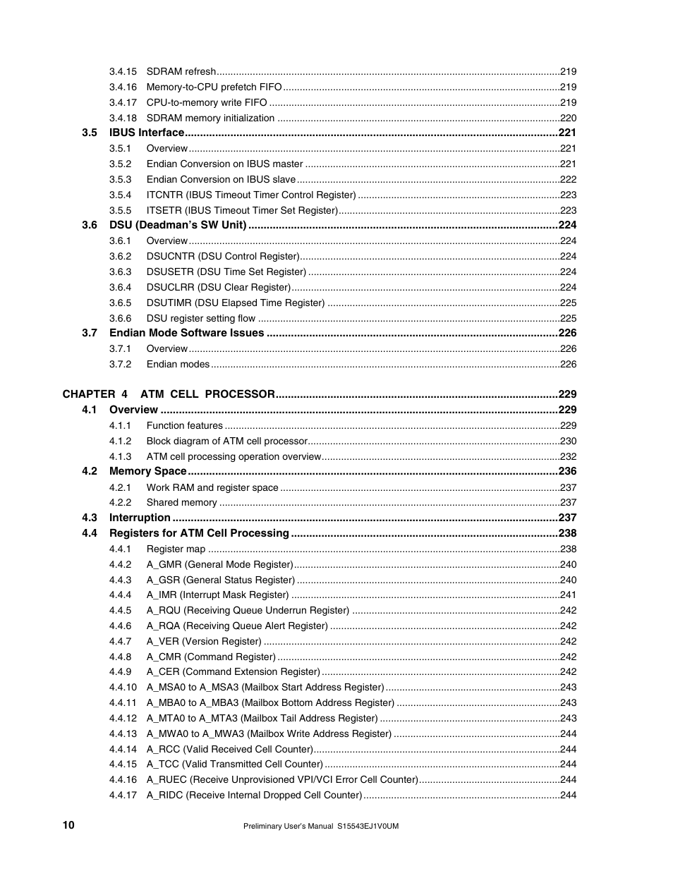 NEC Network Controller uPD98502 User Manual | Page 10 / 595