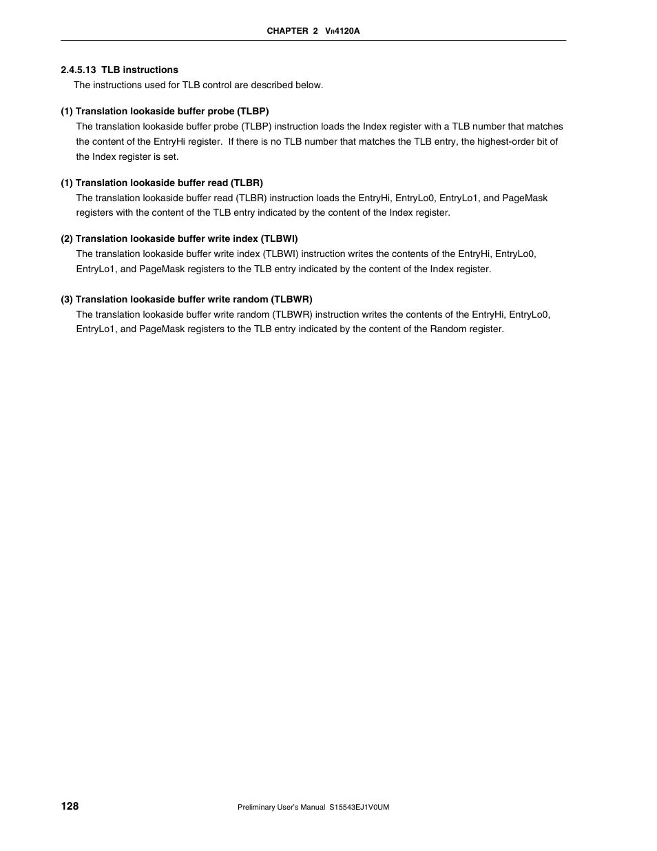NEC Network Controller uPD98502 User Manual | Page 128 / 595
