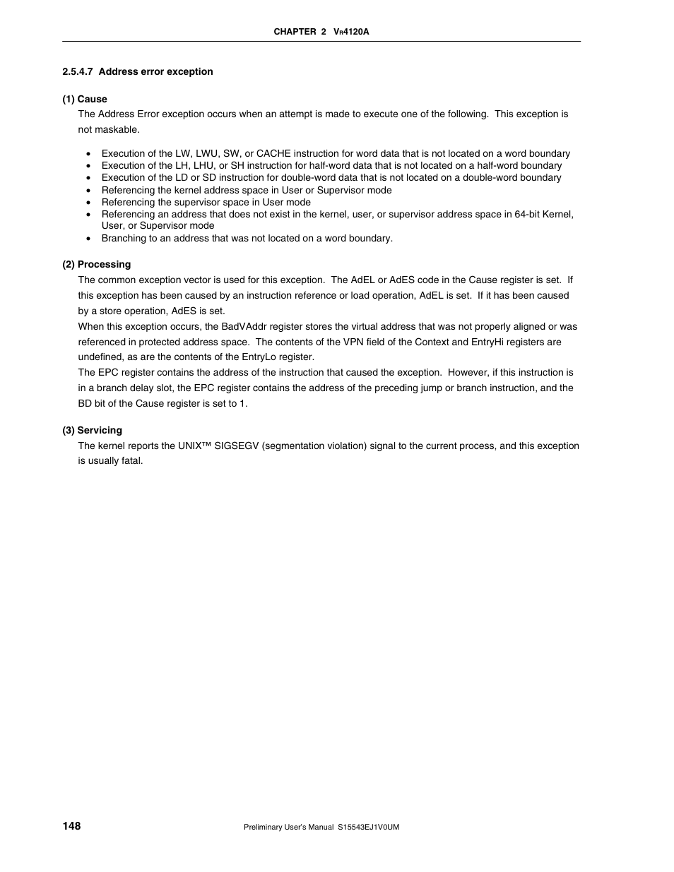 NEC Network Controller uPD98502 User Manual | Page 148 / 595