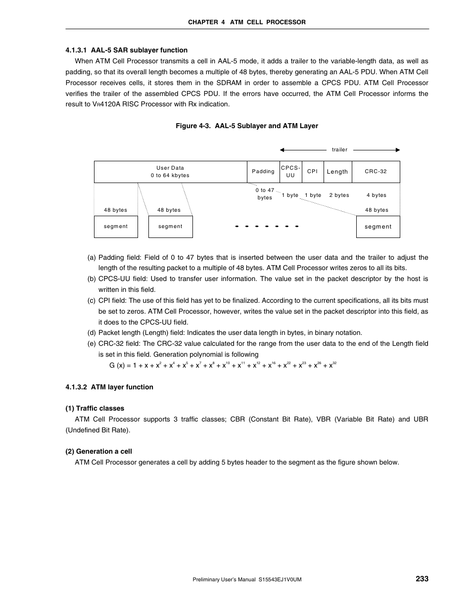NEC Network Controller uPD98502 User Manual | Page 233 / 595