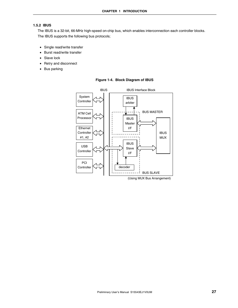 2 ibus | NEC Network Controller uPD98502 User Manual | Page 27 / 595