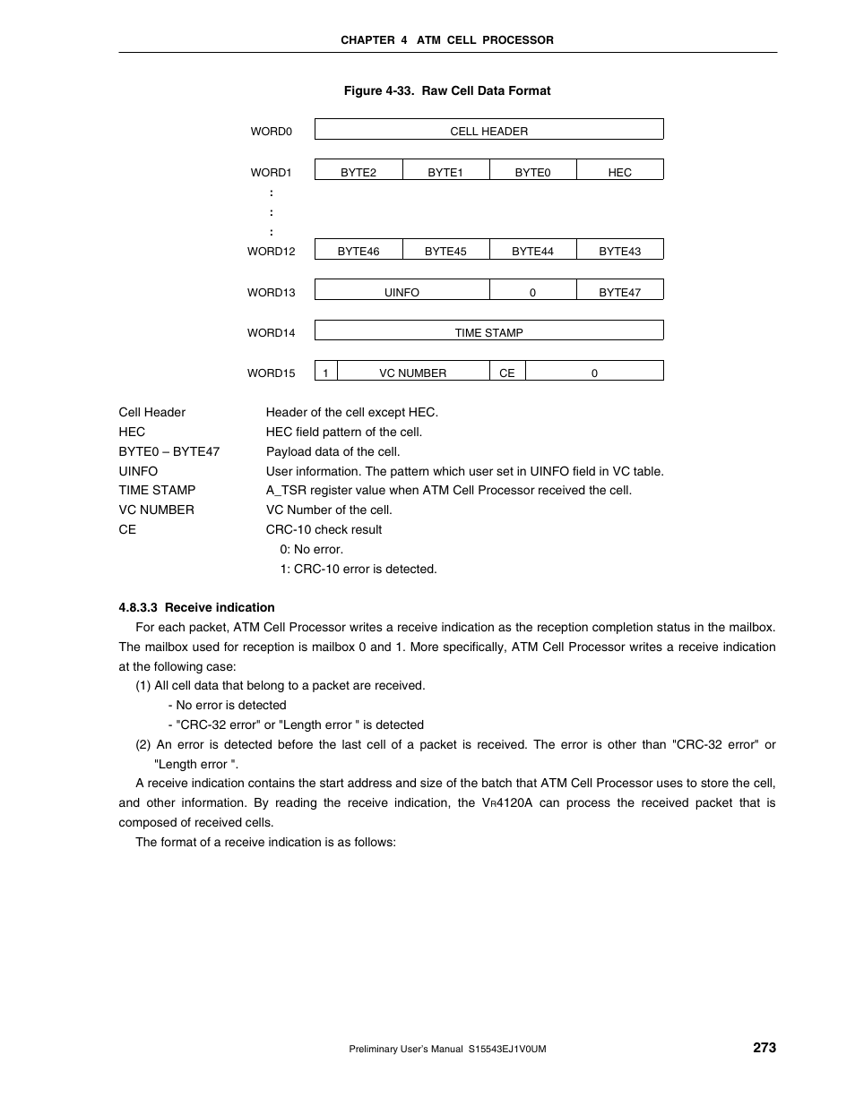 NEC Network Controller uPD98502 User Manual | Page 273 / 595