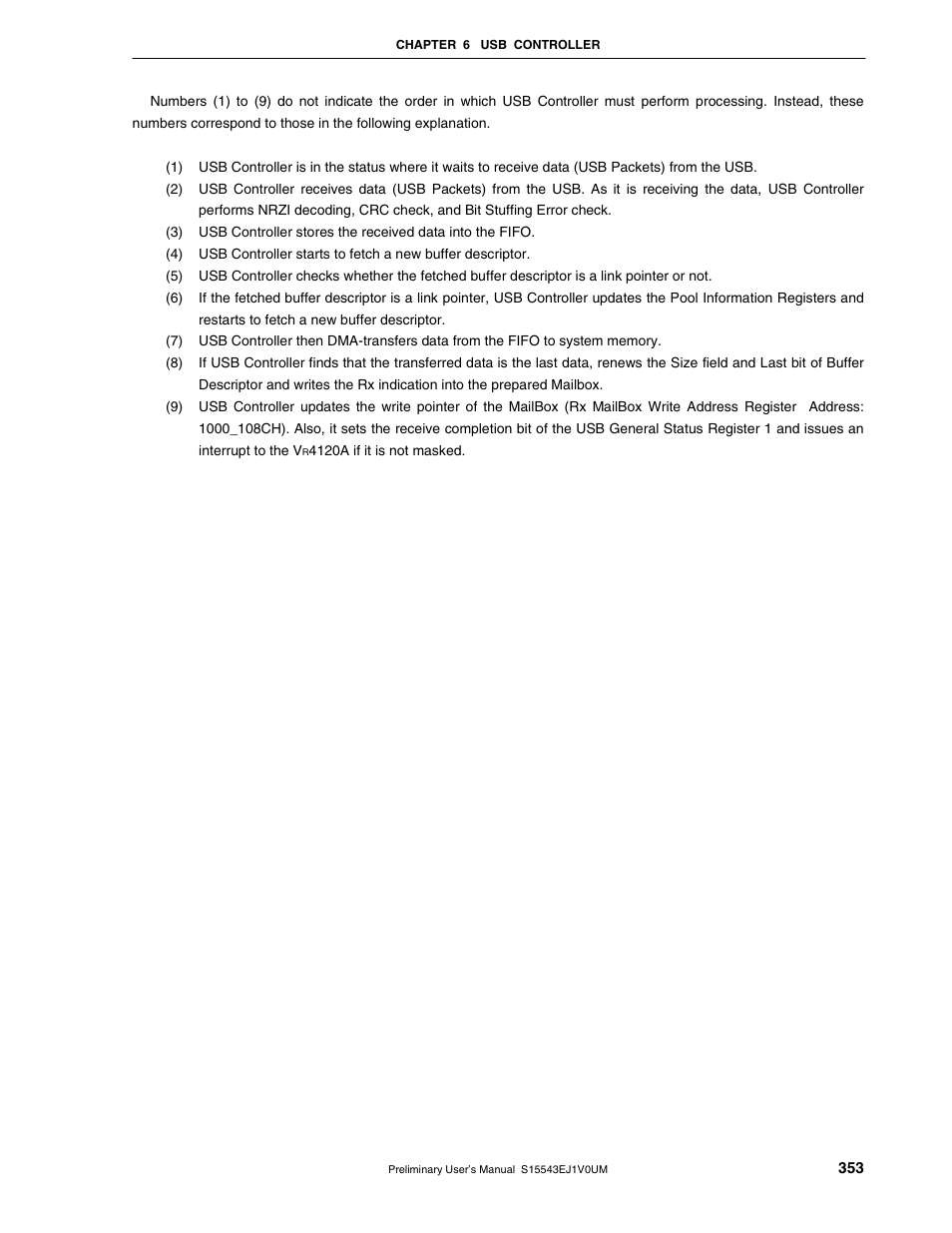 NEC Network Controller uPD98502 User Manual | Page 353 / 595
