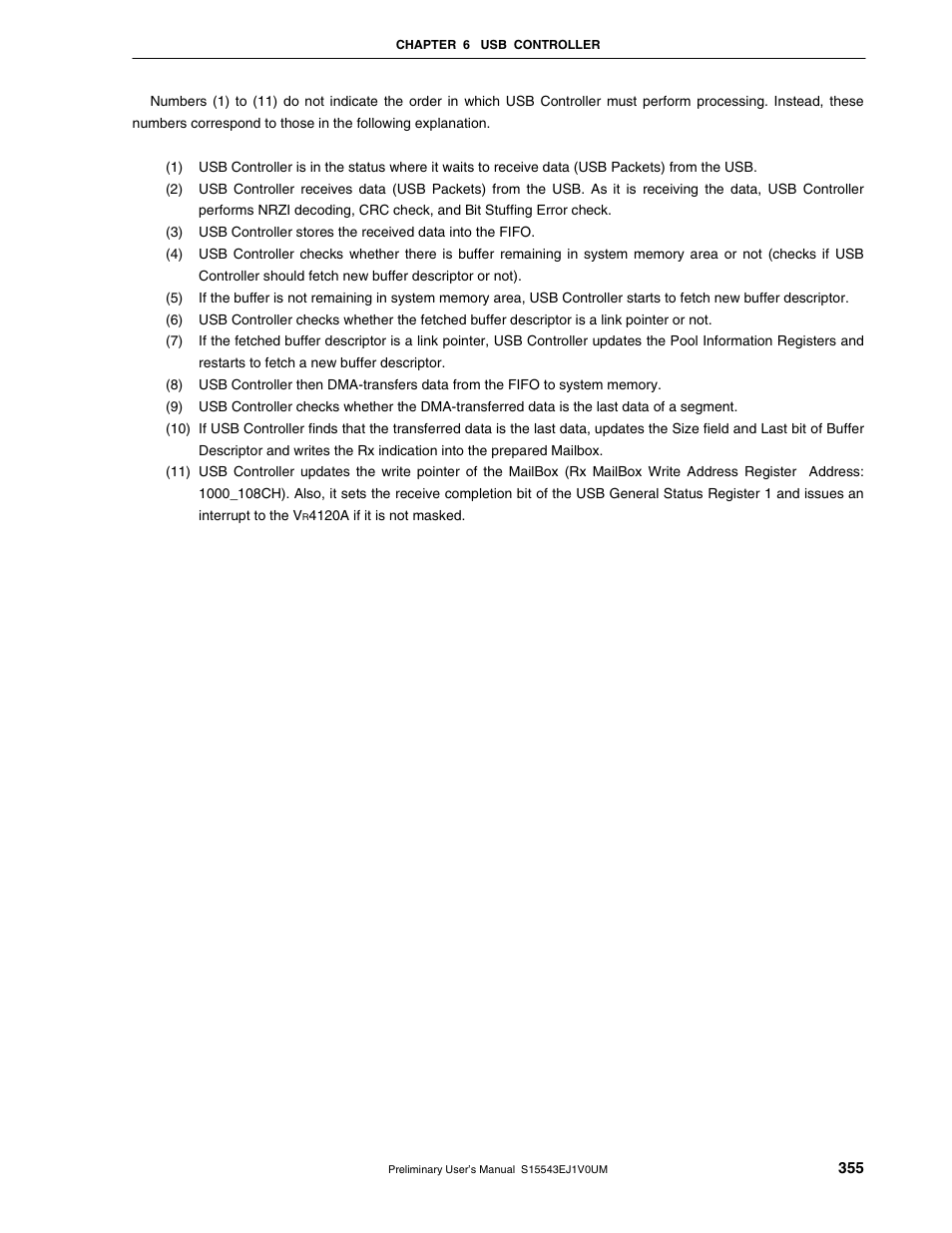 NEC Network Controller uPD98502 User Manual | Page 355 / 595