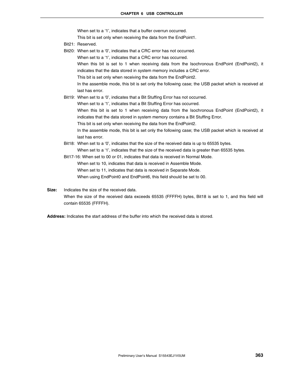 NEC Network Controller uPD98502 User Manual | Page 363 / 595