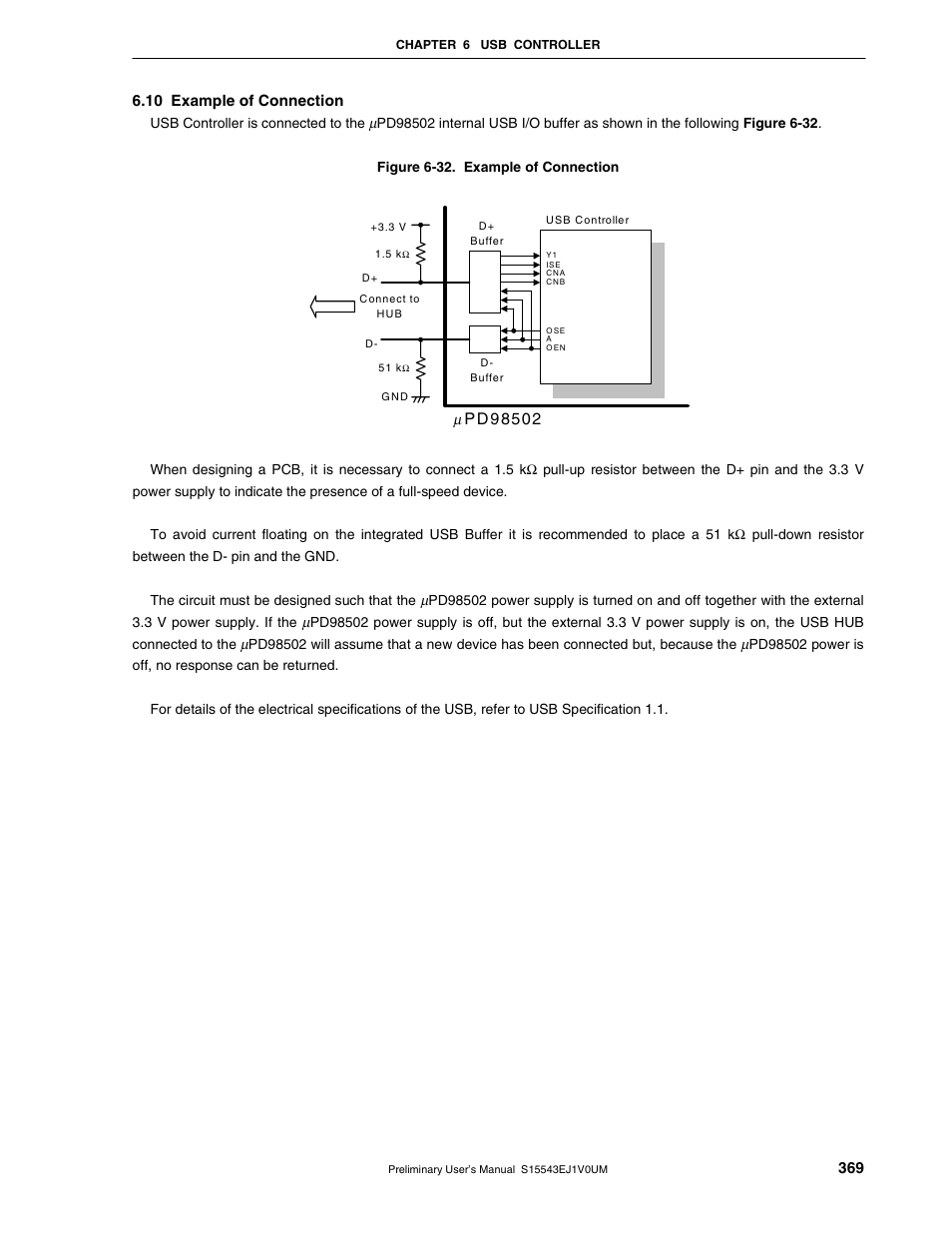 10 example of connection | NEC Network Controller uPD98502 User Manual | Page 369 / 595