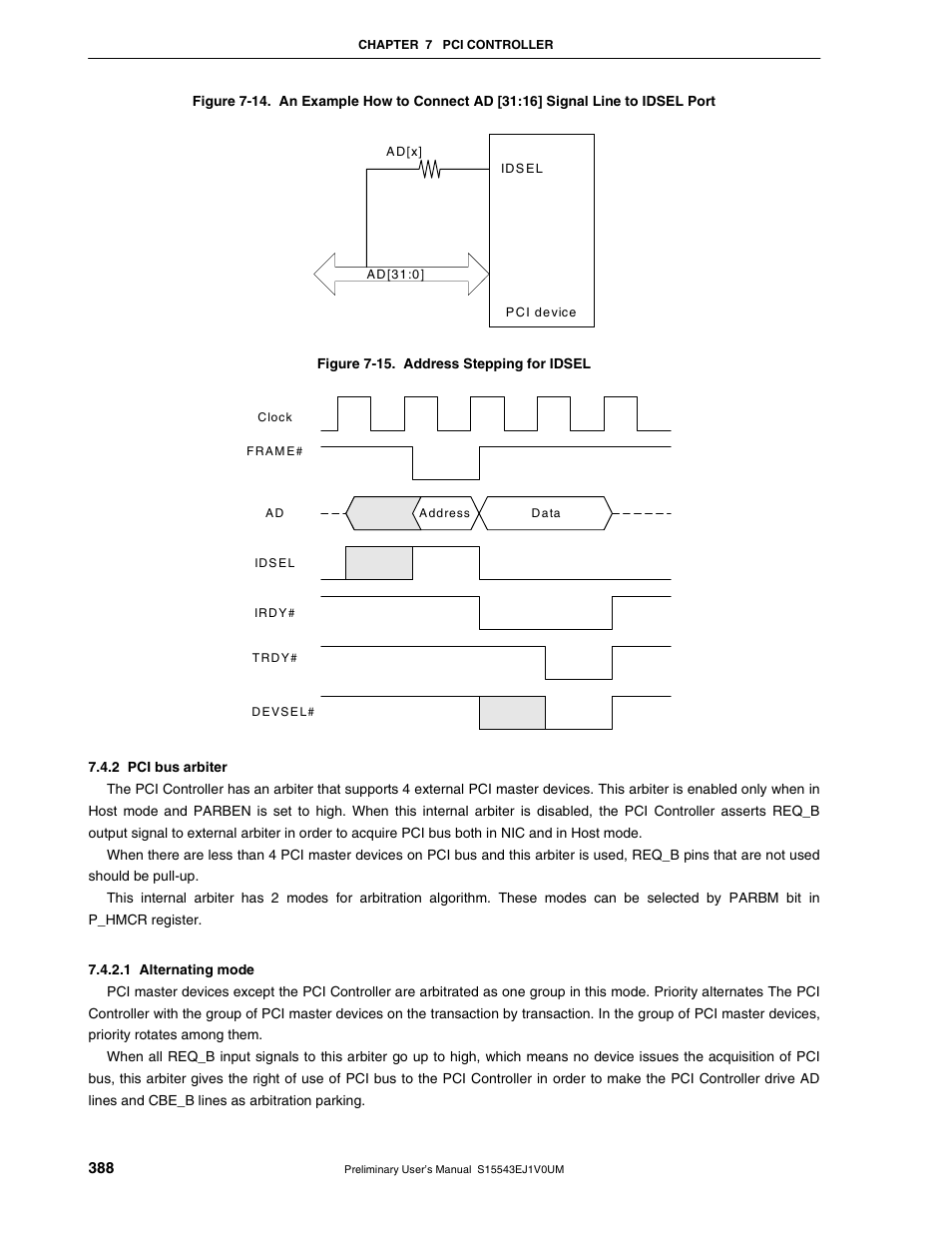 2 pci bus arbiter | NEC Network Controller uPD98502 User Manual | Page 388 / 595