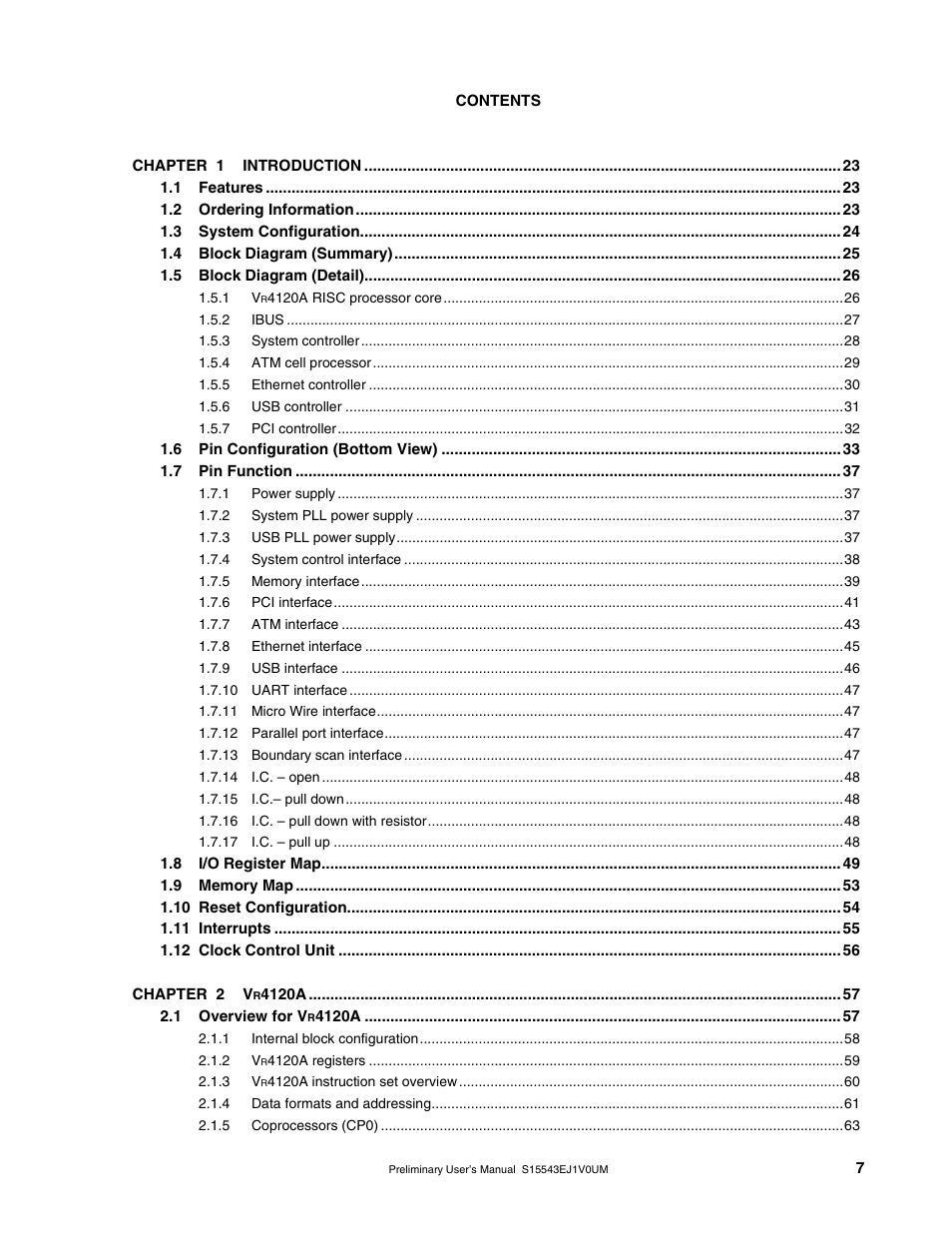 NEC Network Controller uPD98502 User Manual | Page 7 / 595