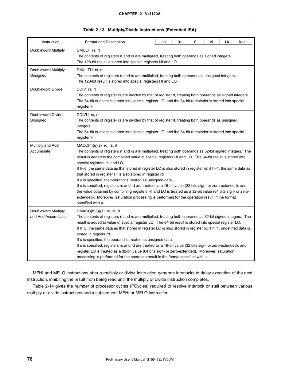 NEC Network Controller uPD98502 User Manual | Page 76 / 595
