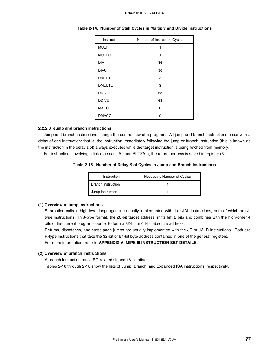 NEC Network Controller uPD98502 User Manual | Page 77 / 595