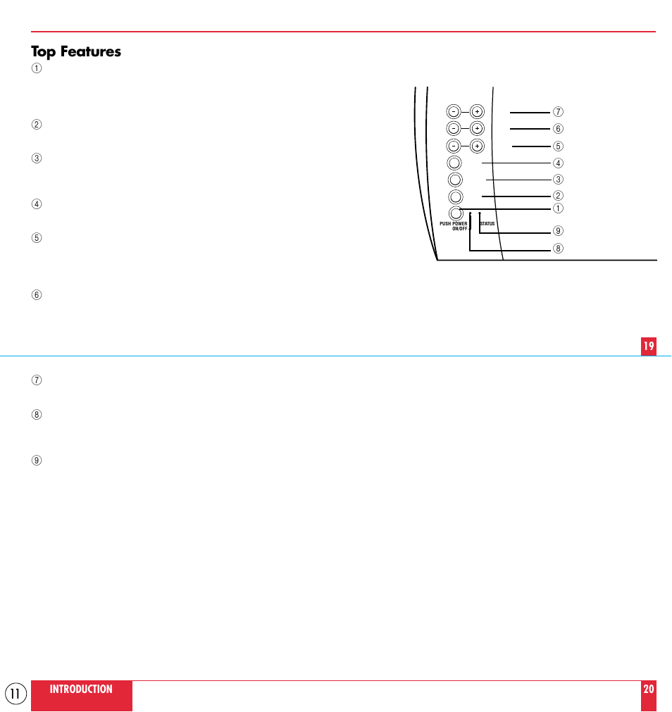 Top features | NEC MT1000 User Manual | Page 11 / 44