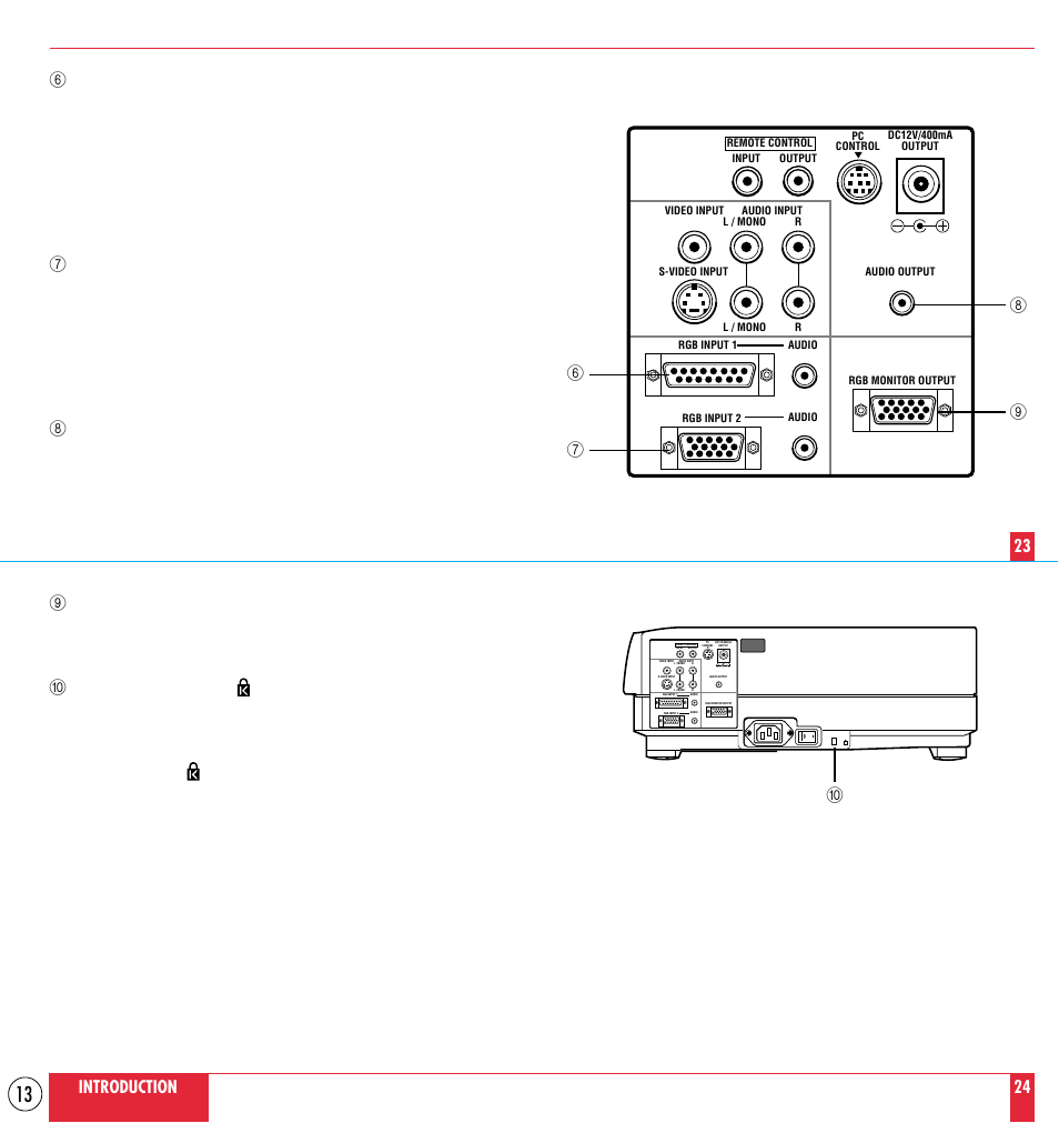 Security system. microsaver | NEC MT1000 User Manual | Page 13 / 44