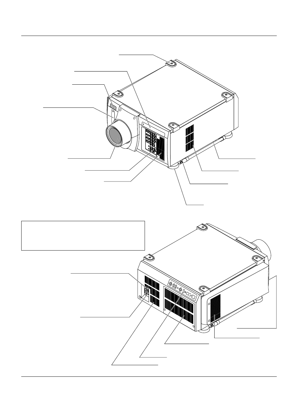 Part names and functions | NEC XT5000 User Manual | Page 8 / 46