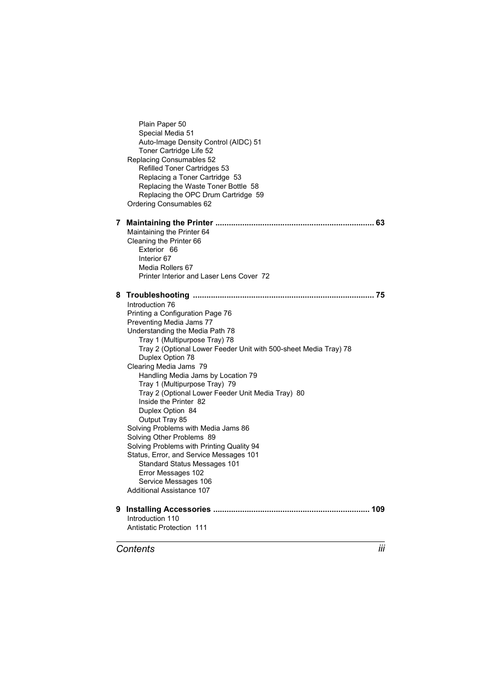 Contents iii | NEC 2300 DL User Manual | Page 5 / 172