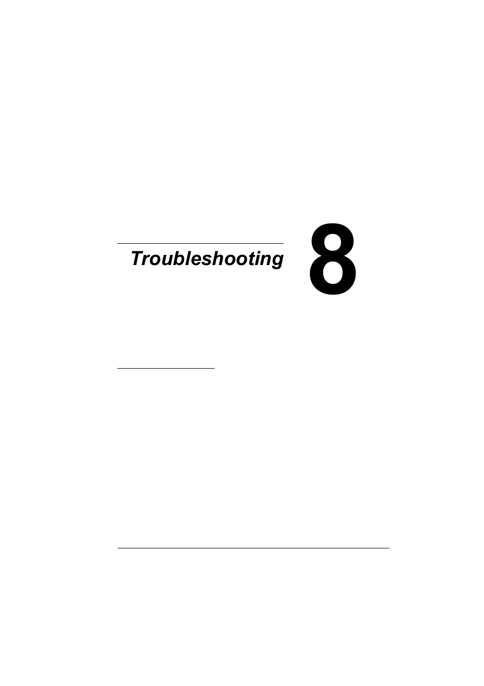 Ch.8 troubleshooting, 8 troubleshooting | NEC 2300 DL User Manual | Page 83 / 172