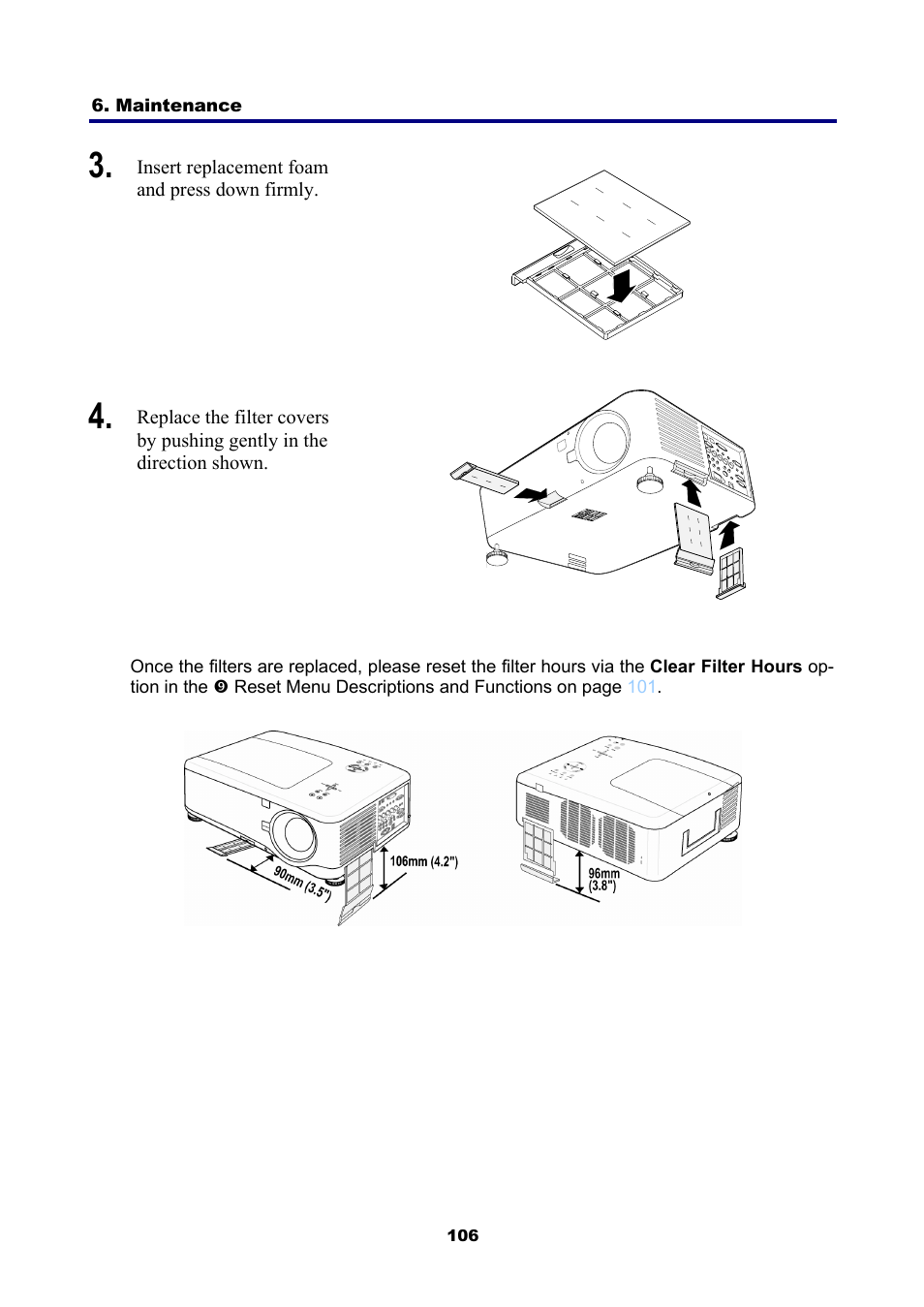 NEC NP4001/NP4000 User Manual | Page 118 / 151