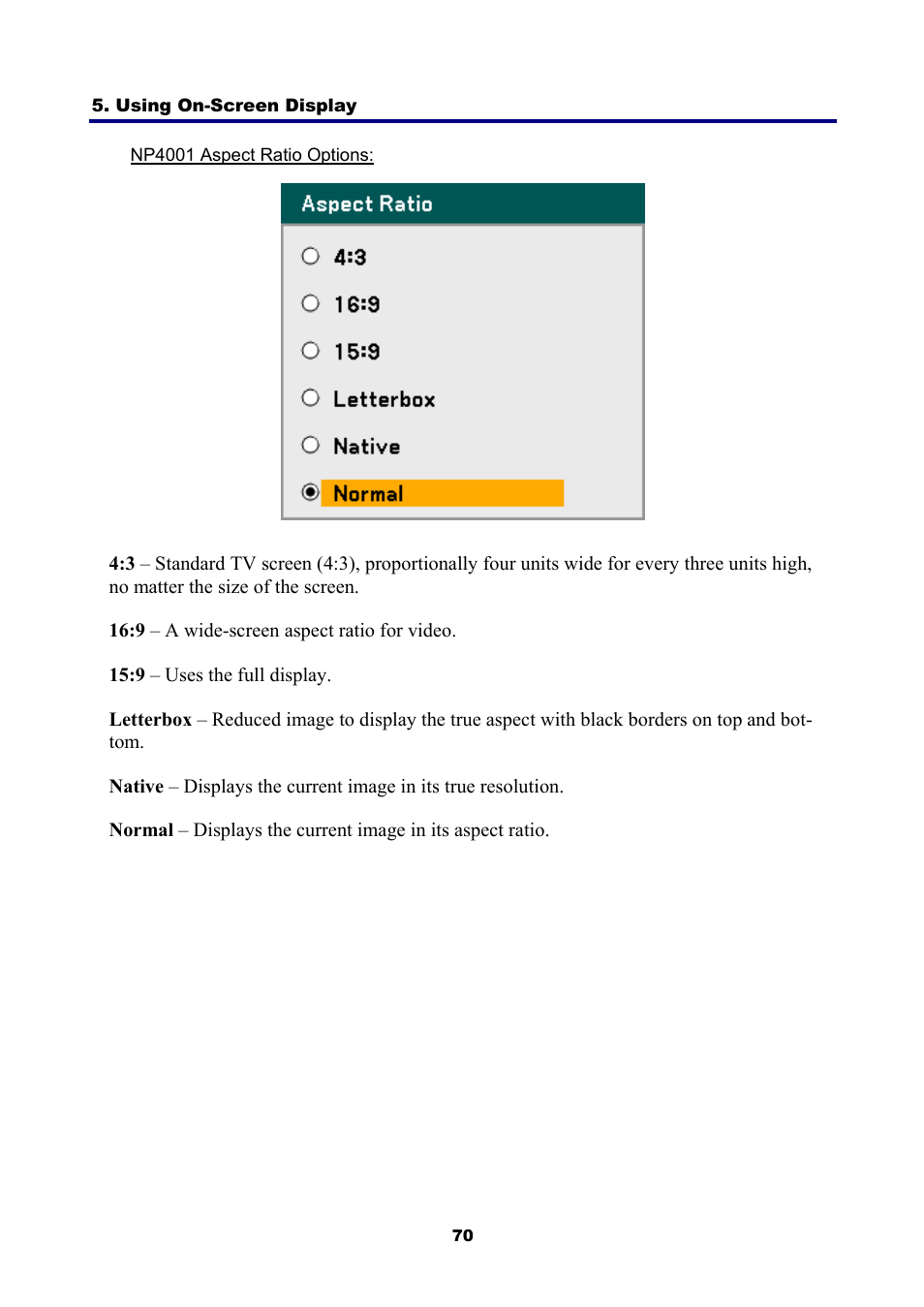 NEC NP4001/NP4000 User Manual | Page 82 / 151