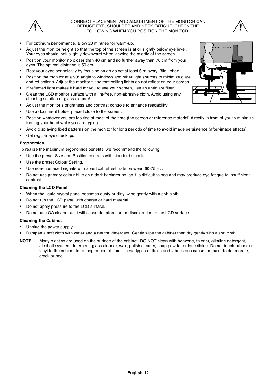 NEC AccuSync LCD22WMGX User Manual | Page 13 / 19