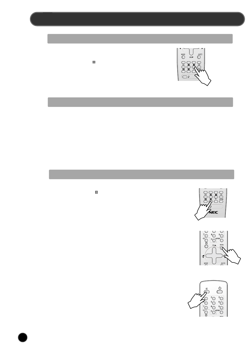 Teletext | NEC PF32WT100 User Manual | Page 19 / 23