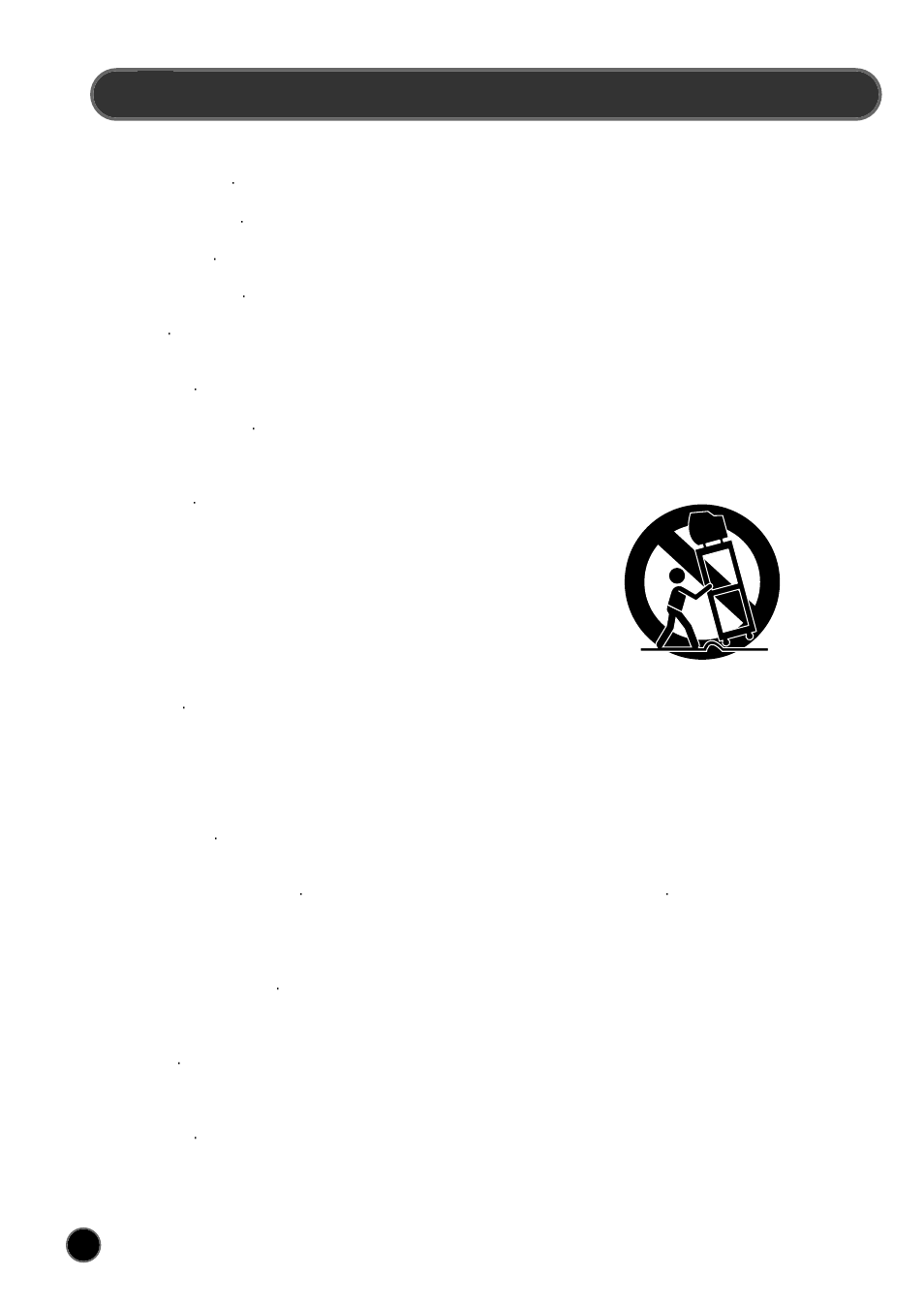 Important safeguards | NEC PF32WT100 User Manual | Page 3 / 23