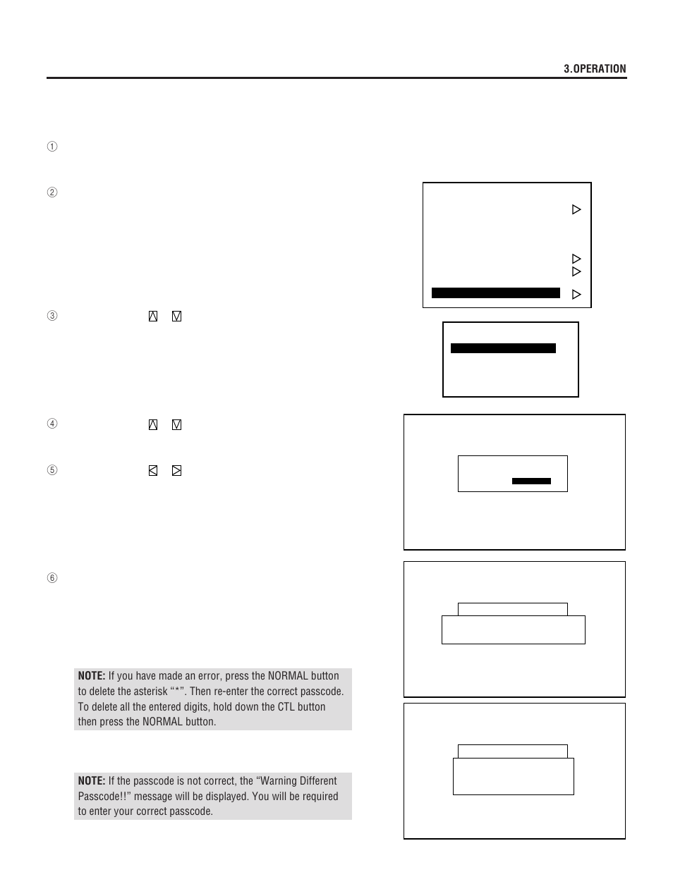 Canceling your passcode | NEC XL-6500G User Manual | Page 57 / 82