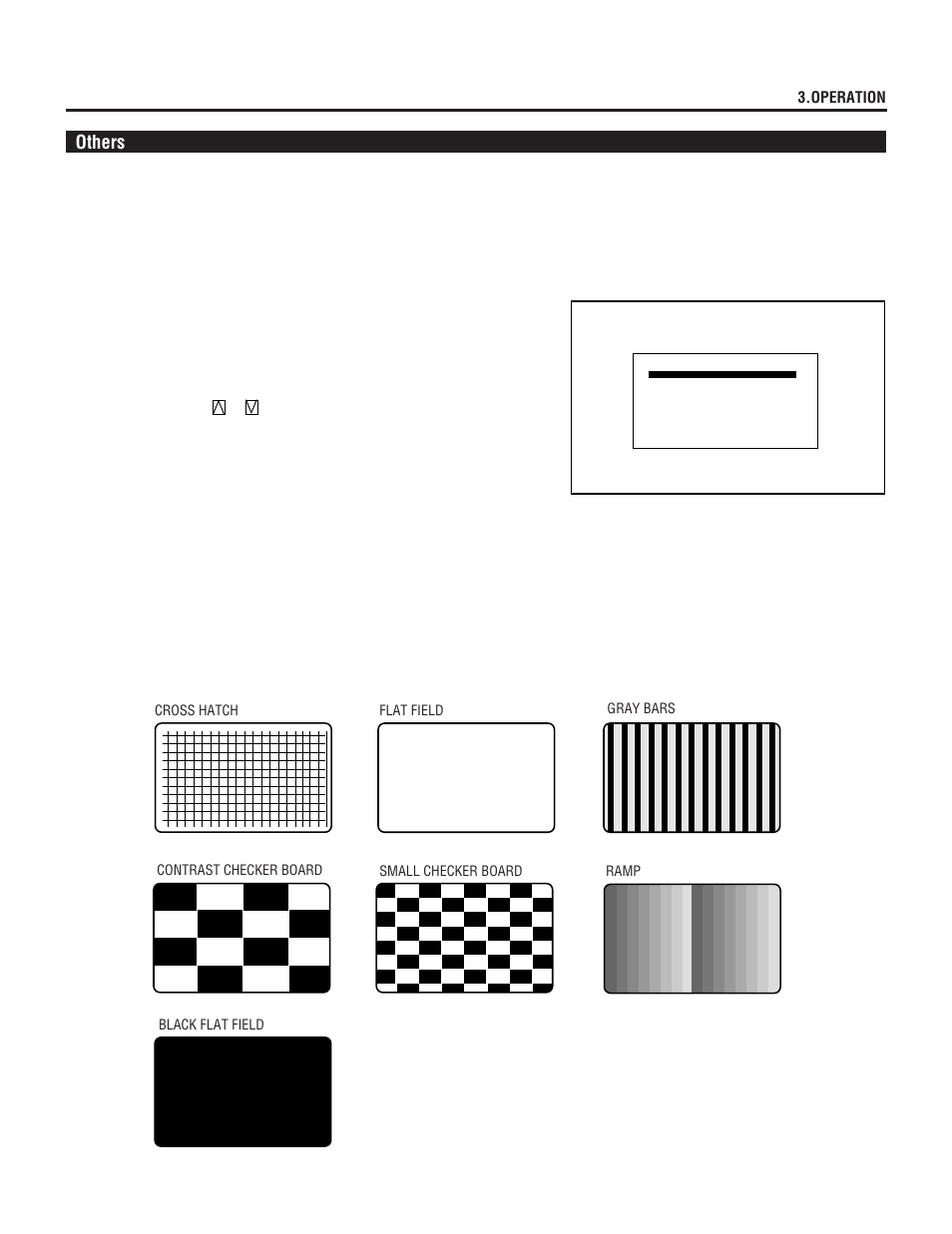 Others ■ test patterns | NEC XL-6500G User Manual | Page 75 / 82