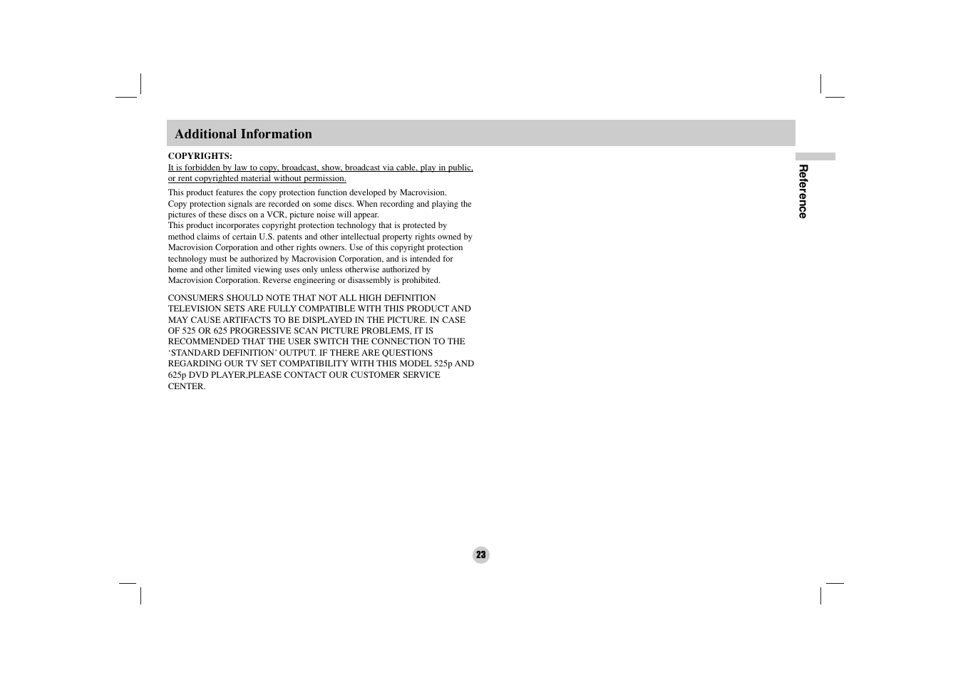 NEC NDV-27 User Manual | Page 23 / 30