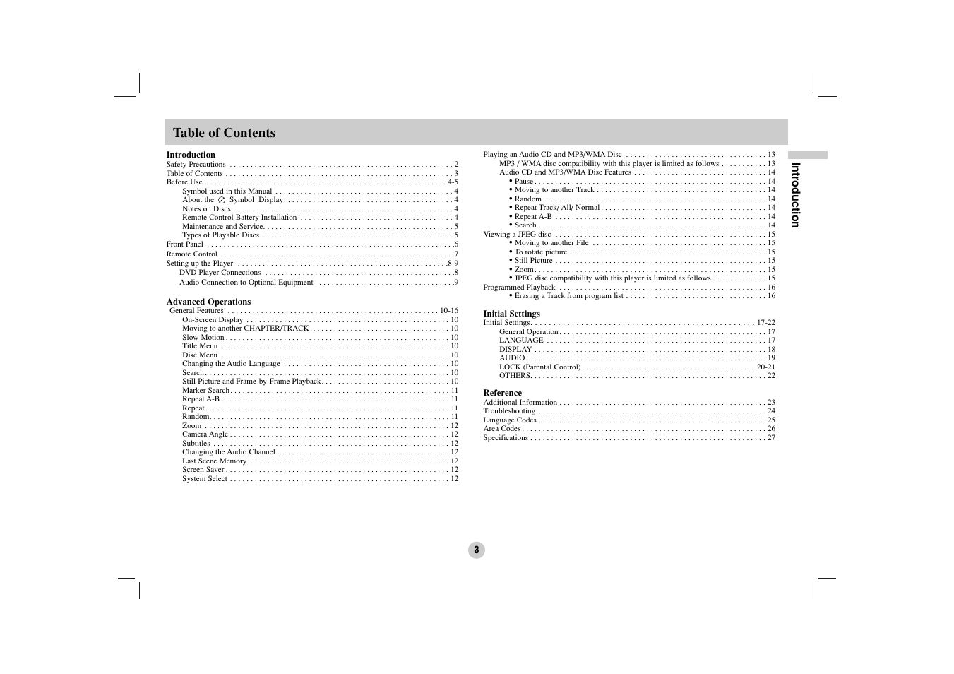 NEC NDV-27 User Manual | Page 3 / 30