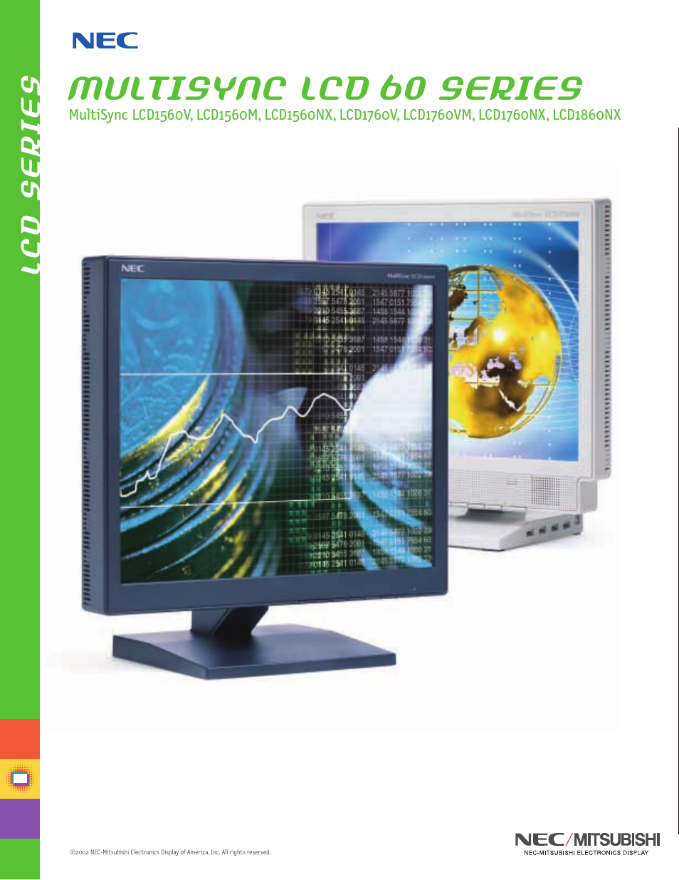 NEC LCD1560V User Manual | 4 pages